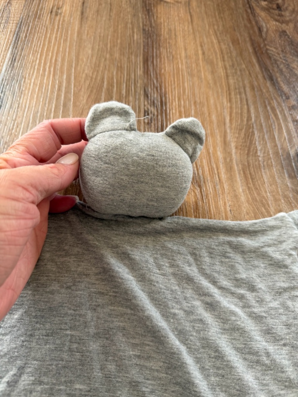 Little Sleepies Grey Sleepyhead Bear Lovey Bamboo - Picture 6 of 8